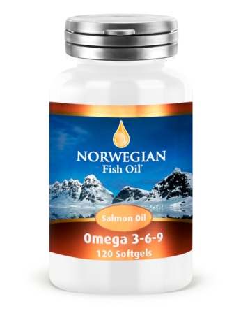 Norwegian Fish Oil Омега 3-6-9 масло лосося капс 745мг N 120