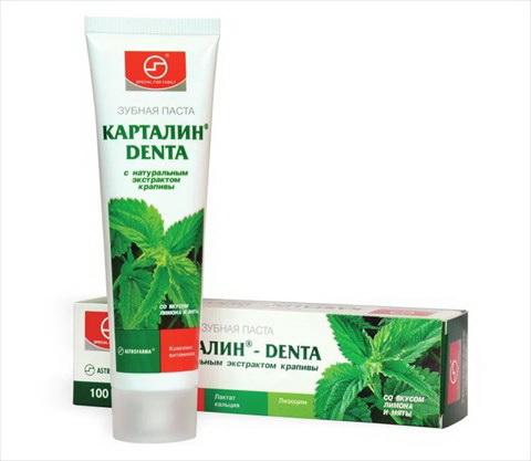 Карталин - Denta зубная паста с эк-м крапивы лиимон/мята 100 мл N 1