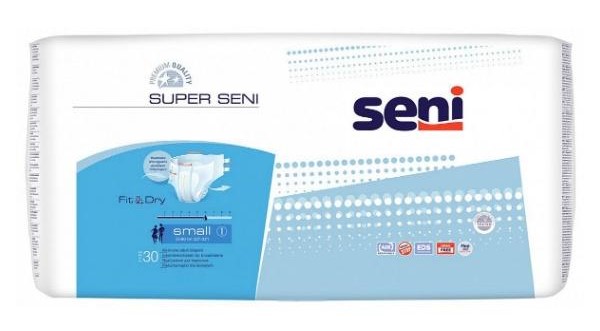 Подгузники для взрослых Super Seni small N 30