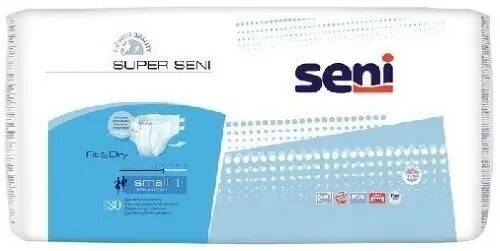 Подгузники для взрослых Super Seni Plus small N 30
