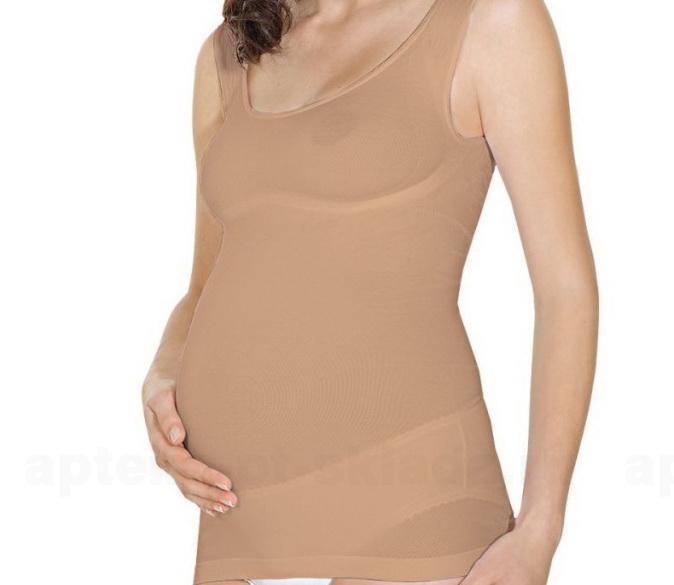 Relaxsan майка женская с поддержкой груди для беременных телесная р.S(90/75см) 5300