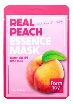 FarmStay тканевая маска для лица с экстрактом персика 23мл