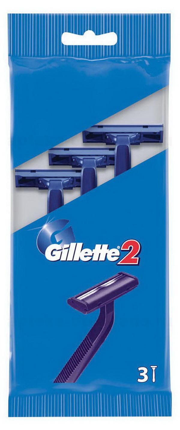 Gillette одноразовый станок двойное лезвие N 3