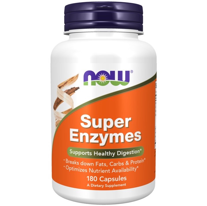NOW Super Enzymes Супер Энзимы капс 800мг N 180