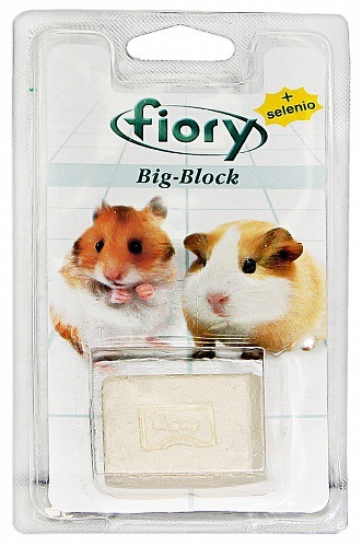 Био-камень для грызунов Fiory 55 г big-block с селеном