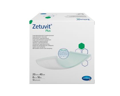 Hartmann Zetuvit plus  повязка суперабсорбирующая стерильная 20смх40см