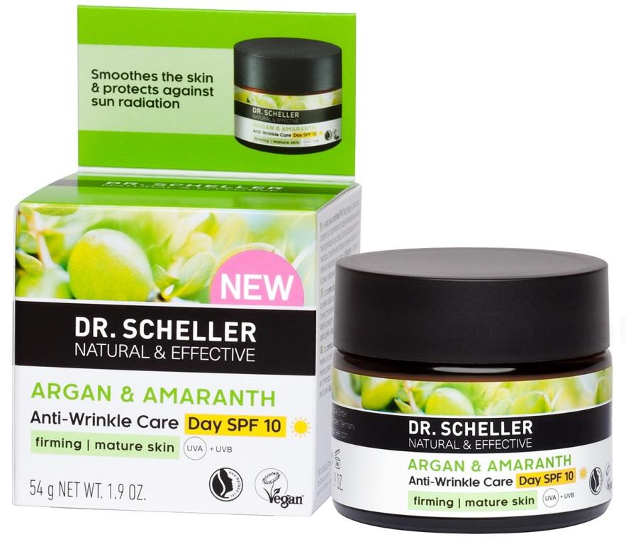 Dr.Scheller крем дневной для зрелой кожи лица разглаживающий аргановое масло/амарант SPF 10 50мл