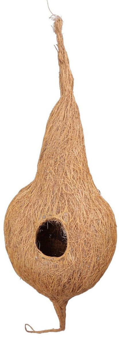 Гнездо для птиц Шурум-бурум из кокосового волокна большое 41х56см