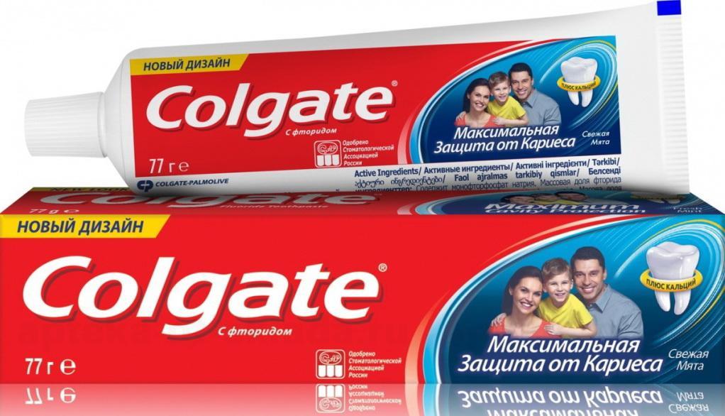 Colgate зубная паста максимальная защита от кариеса свежая мята 50мл