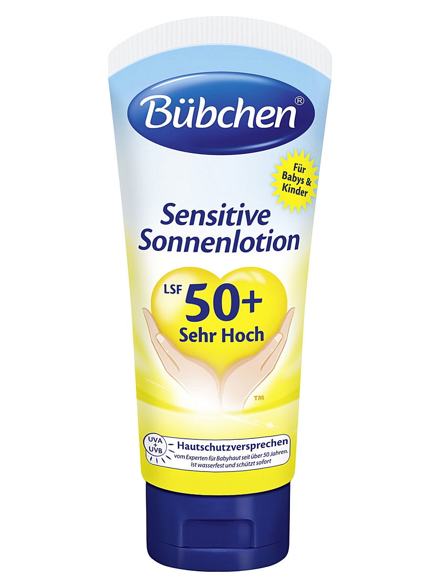 Bubchen молочко солнцезащитное для младенцев и детей SPF50+ 100мл
