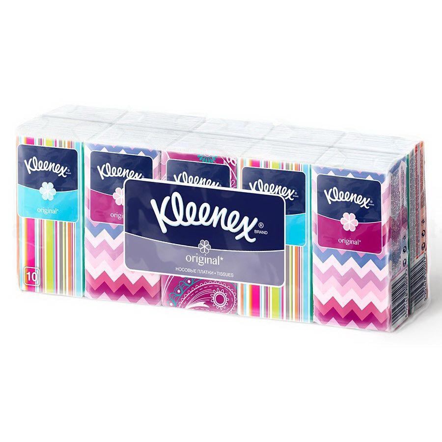 Kleenex original платки носовые спайка N 10
