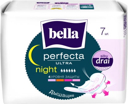 Прокладки Белла супертонкие перфект ультра ночные N 7
