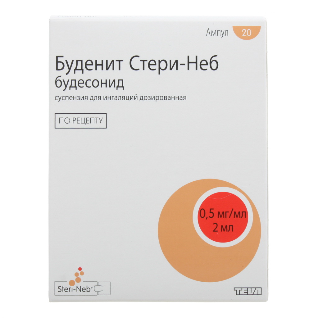 Буденит Стери-Неб сусп для инг 0,5 мг/мл 2 мл амп N 20