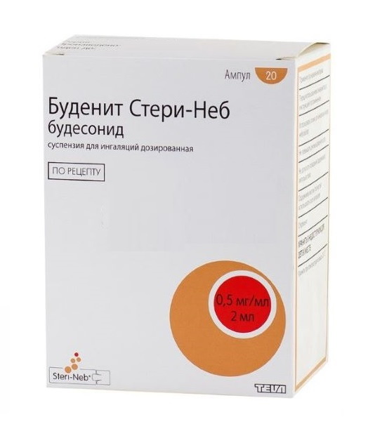 Буденит Стери-Неб сусп для инг 0,5 мг/мл 2 мл амп N 20