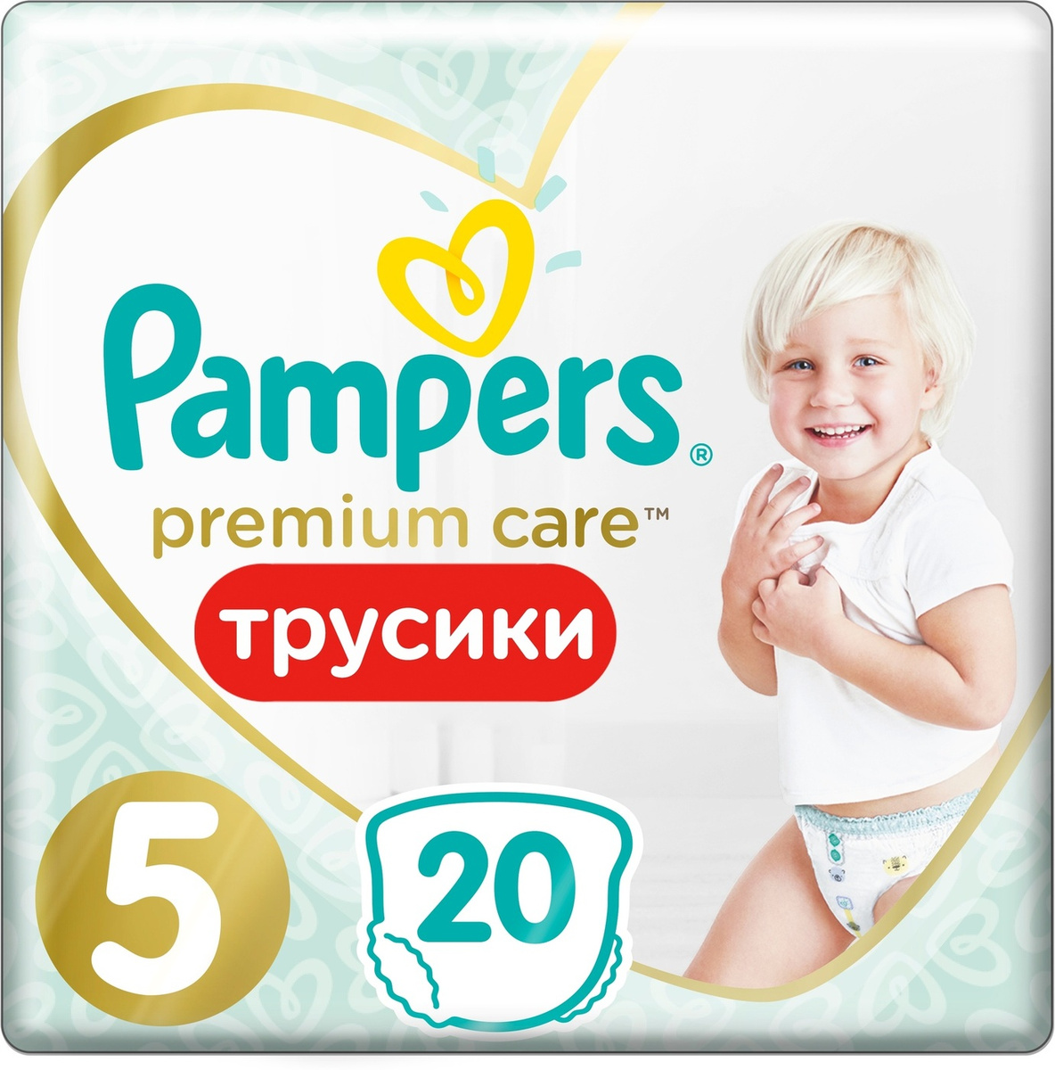 Подгузники-трусики Pampers Premium Care Pants 12-17 кг (размер 5) N 20
