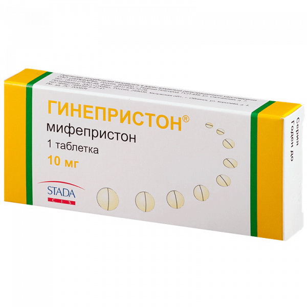 Гинепристон тб 10 мг