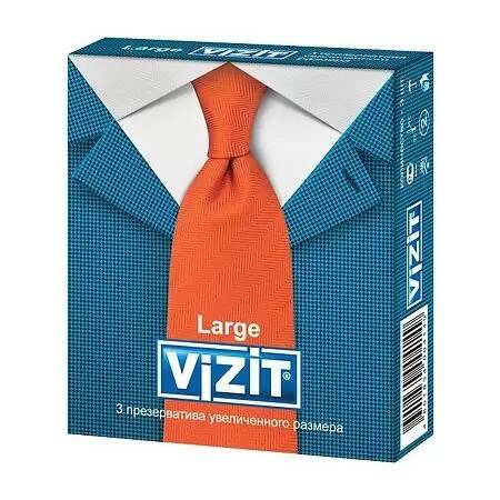 Презервативы Vizit Large увеличенного размера N 3
