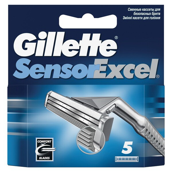 Gillette sensor excel сменные кассеты N 5