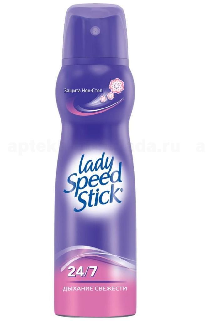 Lady Speed Stick дезодорант-спрей 24/7 дыхание свежести 150мл