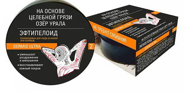 Эфтипелоид крем-маска для ухода за кожей при псориазе Dermis ultra 150мл N 1