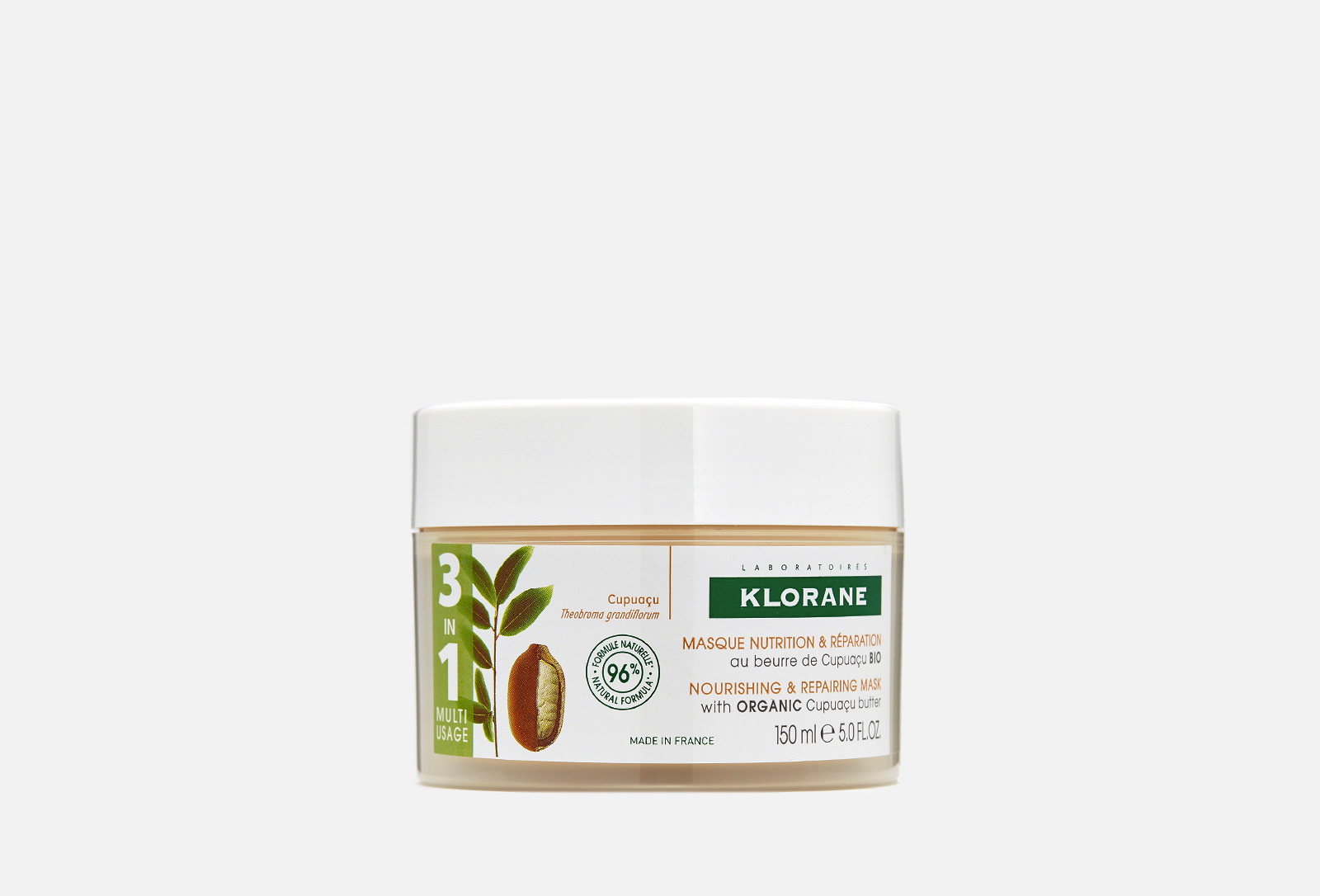 Klorane маска для волос питательная/восстанавливающая с органическим маслом купуасу 150 мл
