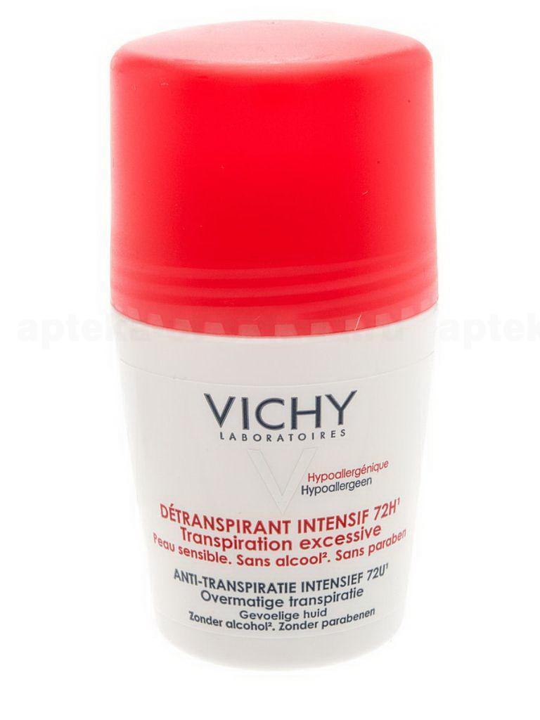 Vichy дезодорант шариковый 72часа защиты анти-стресс 50мл