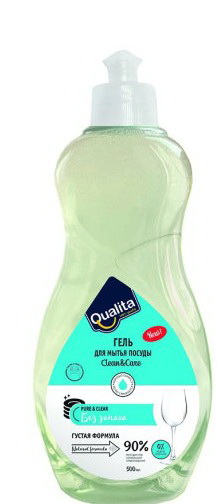 Qualita гель для мытья посуды без запаха 500 мл