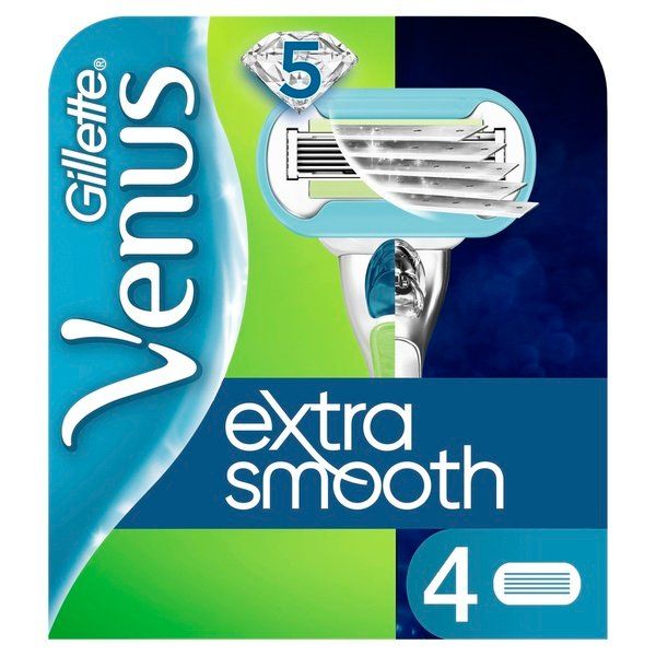 Gillette Venus Embrace Extra Smooth сменные кассеты для безопасных бритв N 4