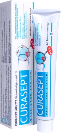 Curasept ads 712 гелевая зубная паста хлоргексидин 0,12% 75 мл