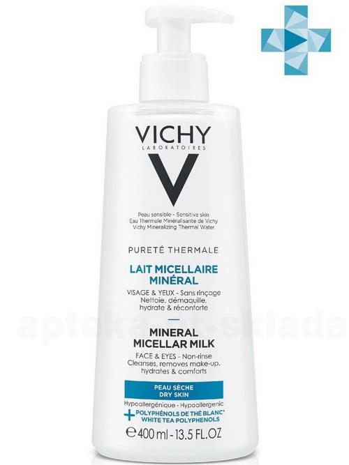Vichy мицеллярное молочко с минералами для нормальной сухой кожи 400 мл