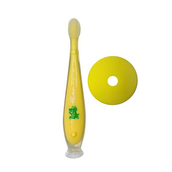 Longa Vita Kids силиконовая зубная щетка с ограничителем 4+мес арт U-2