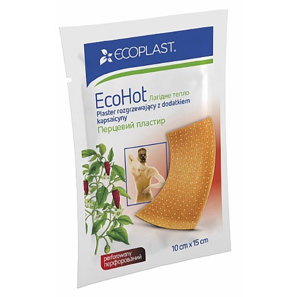 Ecoplast EcoHot пластырь перцовый 10х15