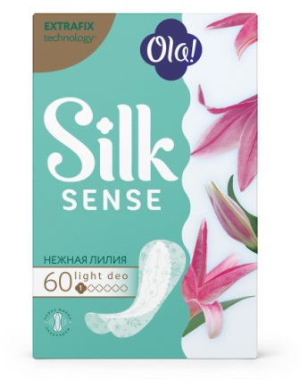 Ola silk sense прокладки ежедневные тонкие стринг-мультиформ ароматизированные нежная лилия N 60