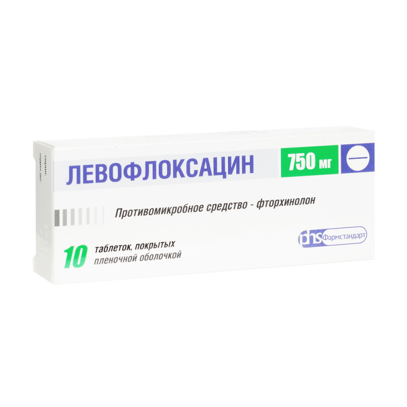 Левофлоксацин Форте - Акос тб 750 мг N 10  в Советском, описание .