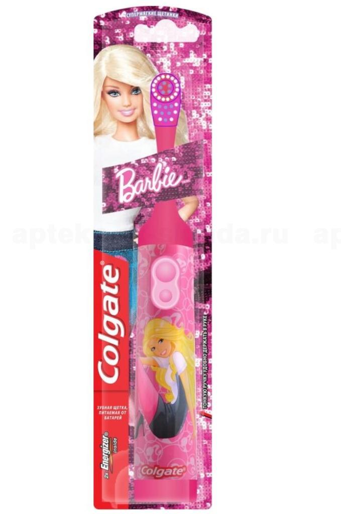 Colgate зубная щетка детская Batman/Barbie супермягкие щетинки на батарейках