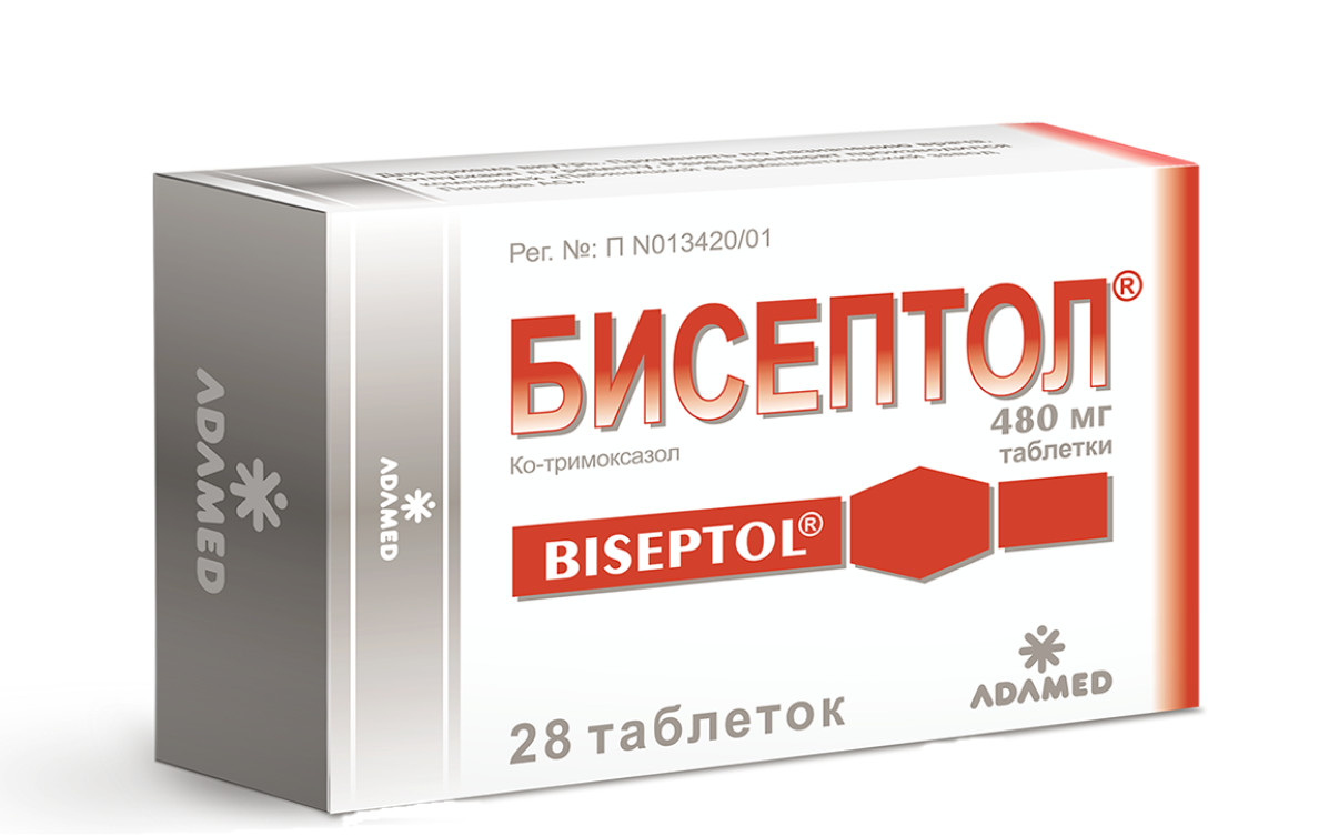 Бисептол тб 480 мг N 28