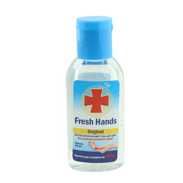 Fresh Hands Гель с антисептическим эффектом Original 60 мл