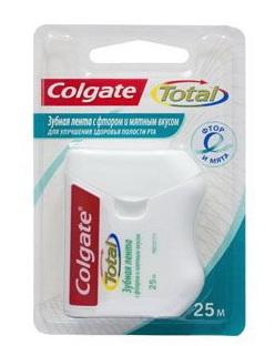 Colgate Total зубная лента фтор мятный вкус 25мл