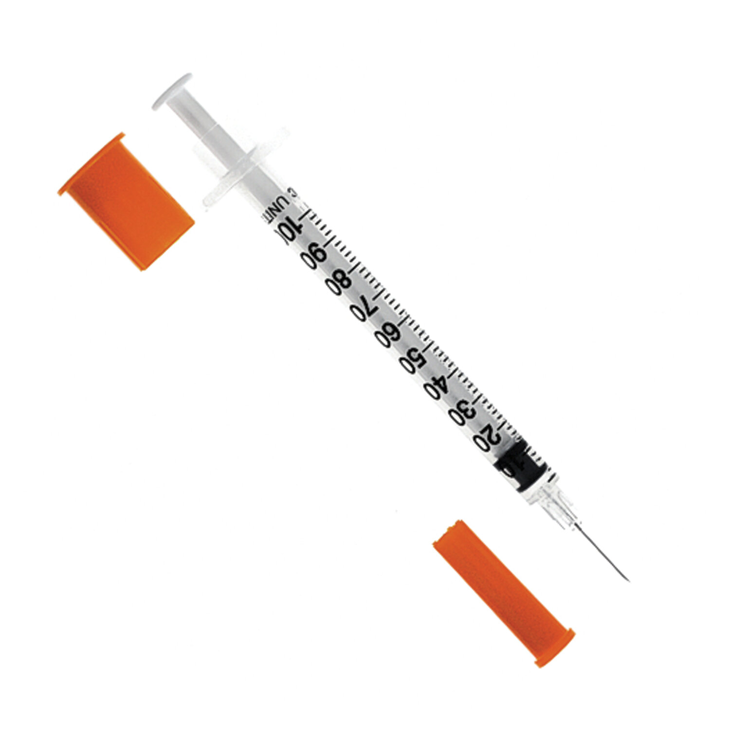 SFM шприц инсулиновый 3-х компонентный с иглой U-100 29G 0.33х12.7мм 1мл N 10