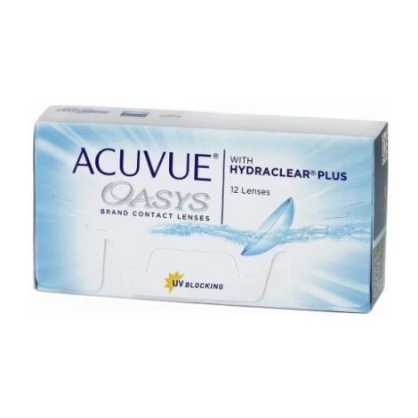 Линзы контактные Acuvue Oasys with Hydraclear plus 8.4/-3.50 N 12