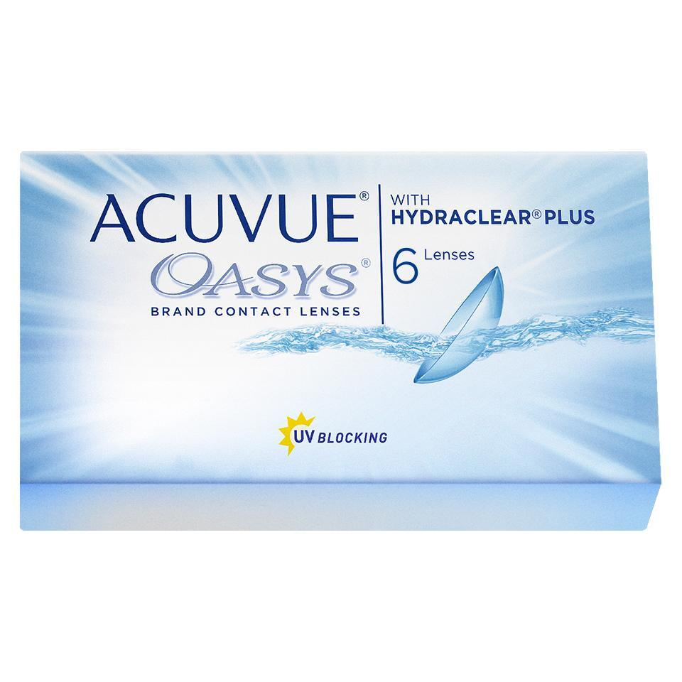 Линзы контактные Acuvue Oasys with Hydraclear plus 8.4/-3.75 N 6