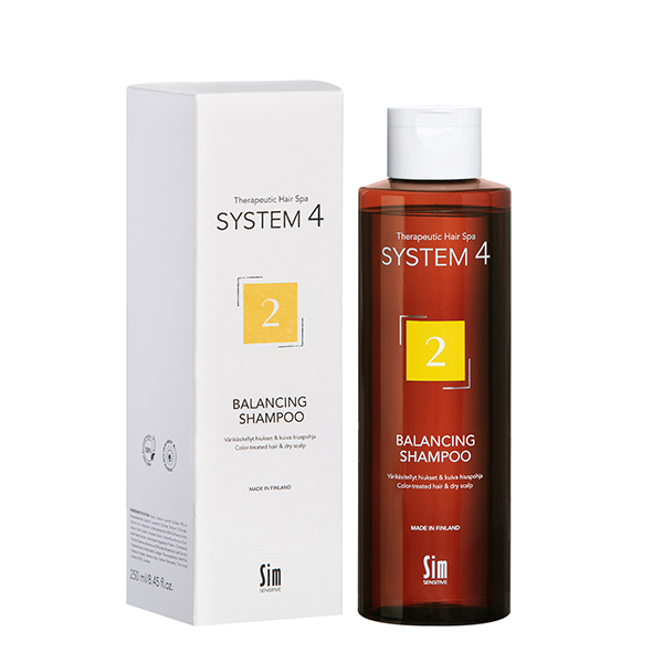 System4 шампунь-2 терапевтический для сухих поврежденных окрашенных волос 250мл
