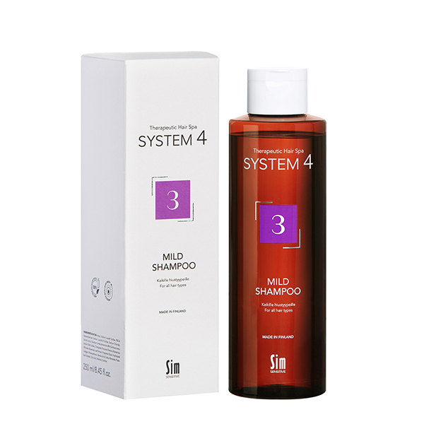 System4 шампунь-3 терапевтический для всех типов волос для ежедневного применения 250мл