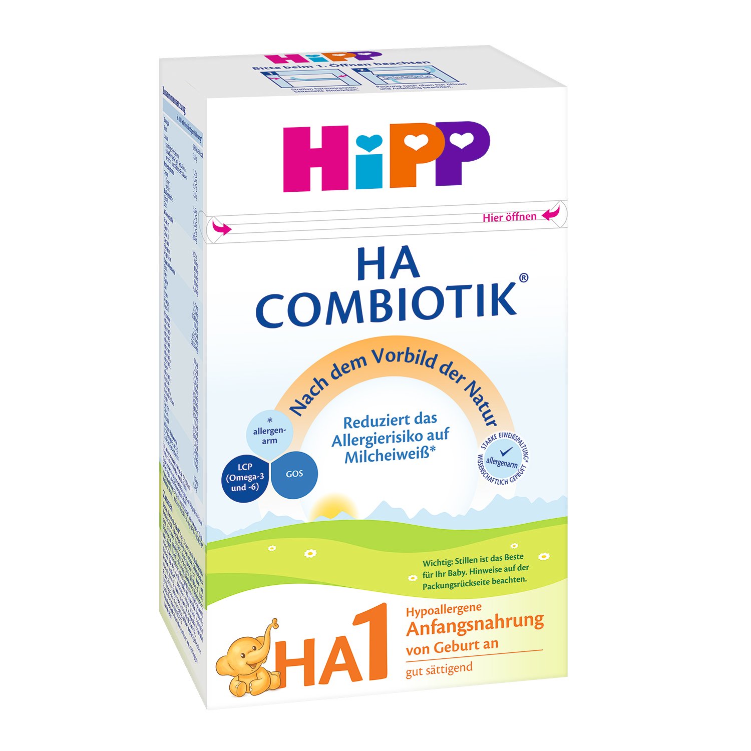 Hipp combiotic 1 гипоаллергенный сухая смесь 0+месяцев 500г