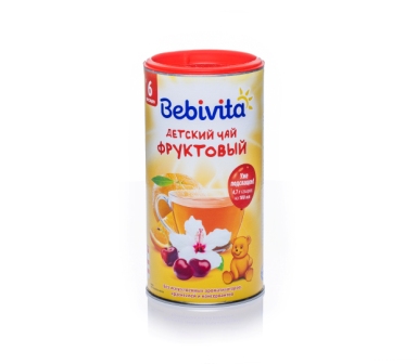 Bebivita детский чай фруктовый 6+месяцев 200г