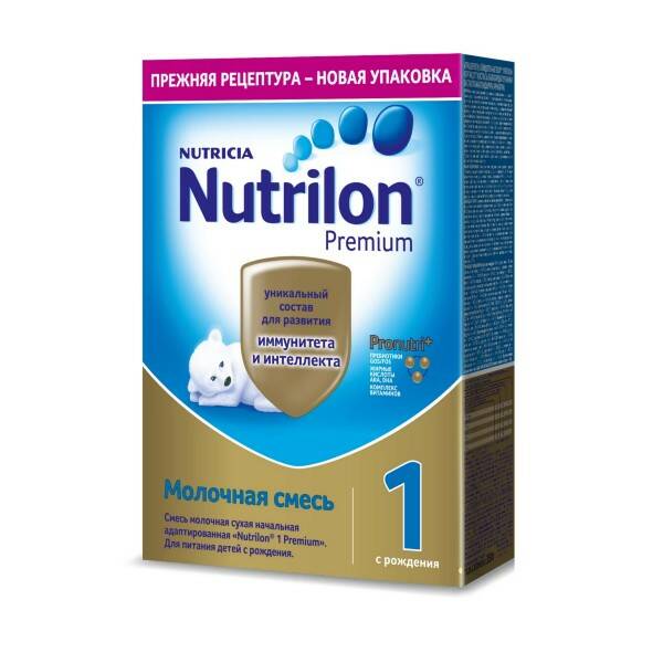 Нутрилон-1 премиум молочная смесь сухая начальная адаптированная с рождения 350 г