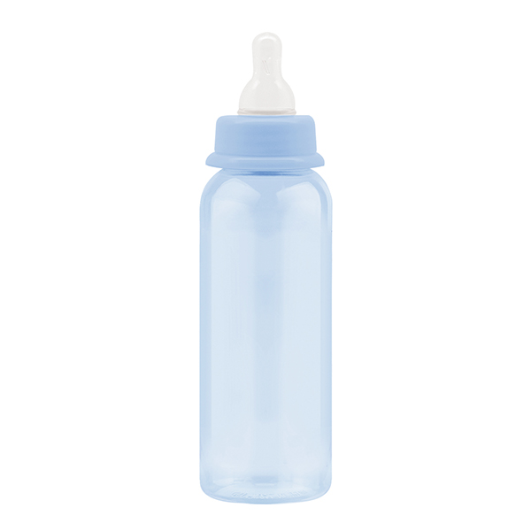 Just Lubby бутылочка для кормления с узким горлышком силиконовая соска медленный поток 0+мес /22833/ 250мл