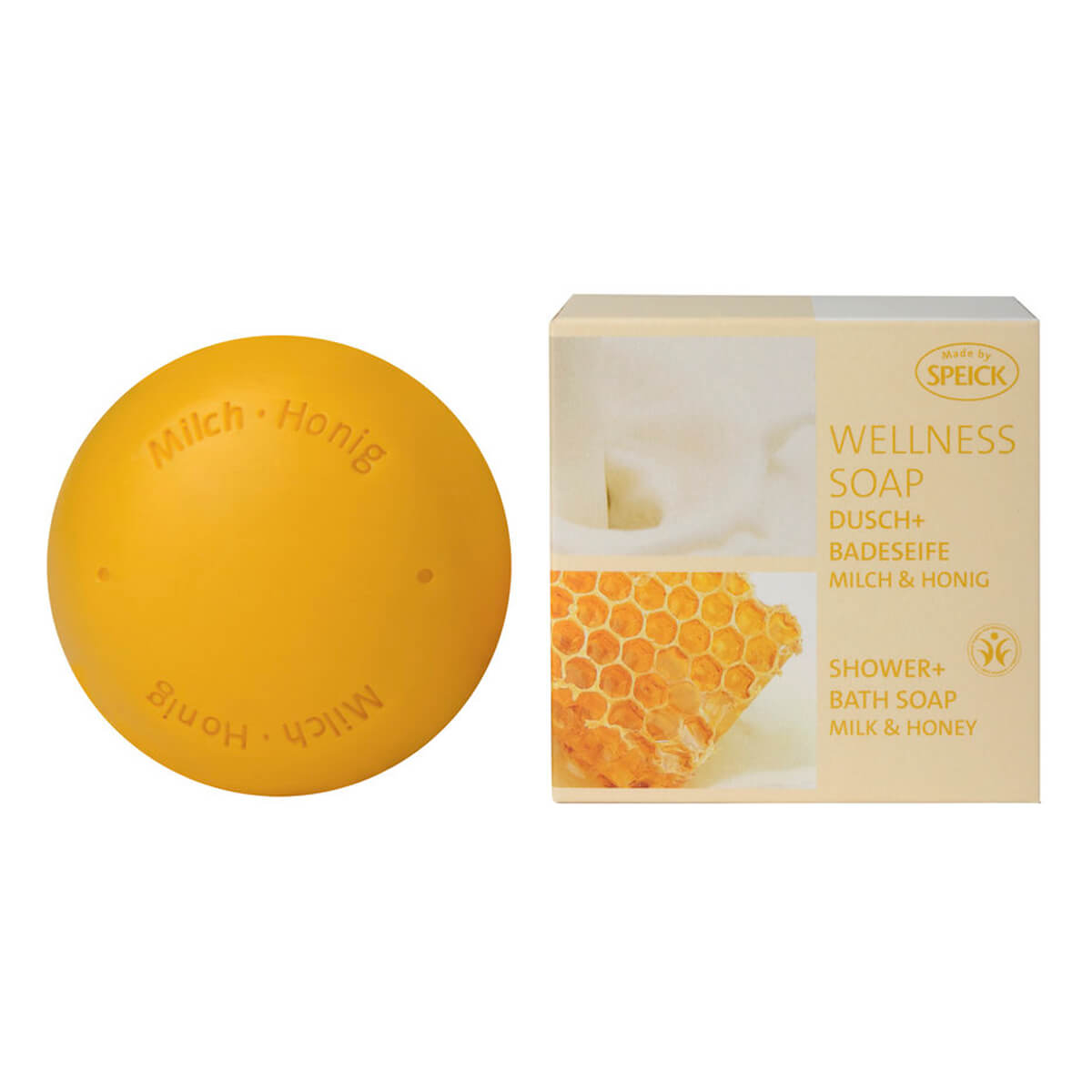 Speick natural Wellness Soap мыло для душа и бани молочное с медом 200г