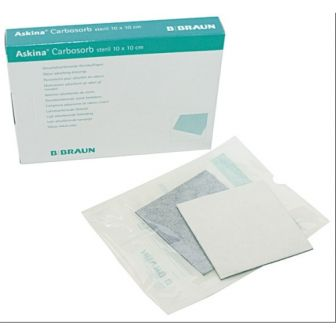 Аскина Карбосорб стерильная ткань для хирургического закрытия ран 10х20см /9025014RU/