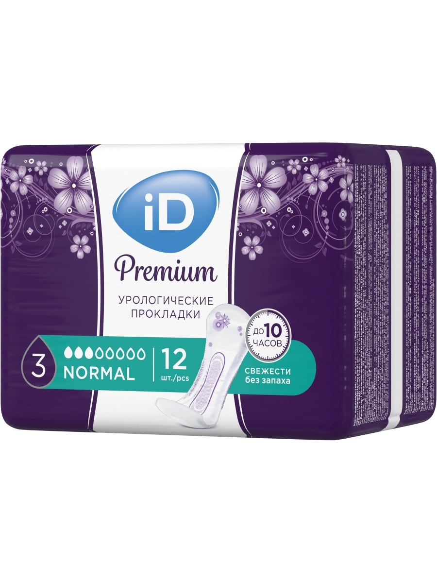 iD Premium урологические прокладки для женщин нормал N 12